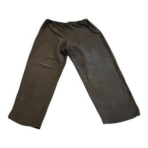 Eileen Fisher Women's Black Silk Pants